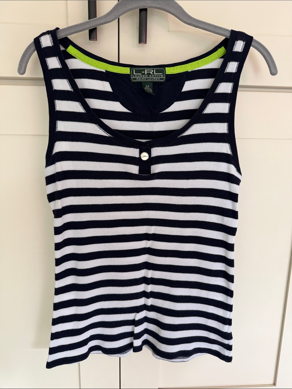 Lauren Active by Ralph Lauren Vintage Striped Tank Top